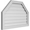 Ekena Millwork Octagonal Top Surface Mount PVC Gable Vent w/ 2"W x 1-1/2"P Brickmould Frame, 32"W x 22"H GVPOT32X2202SF - alternate 5